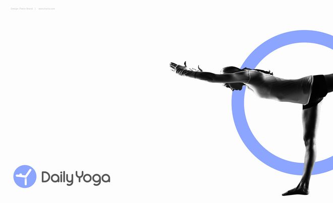 CQ9电子Daily yoga 每日瑜伽品牌设计(图2)