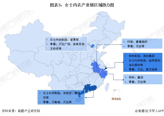 【干货】2024年中国女士内衣行业产业链现状及市场竞争格局分析 产地主要集中在广(图3)